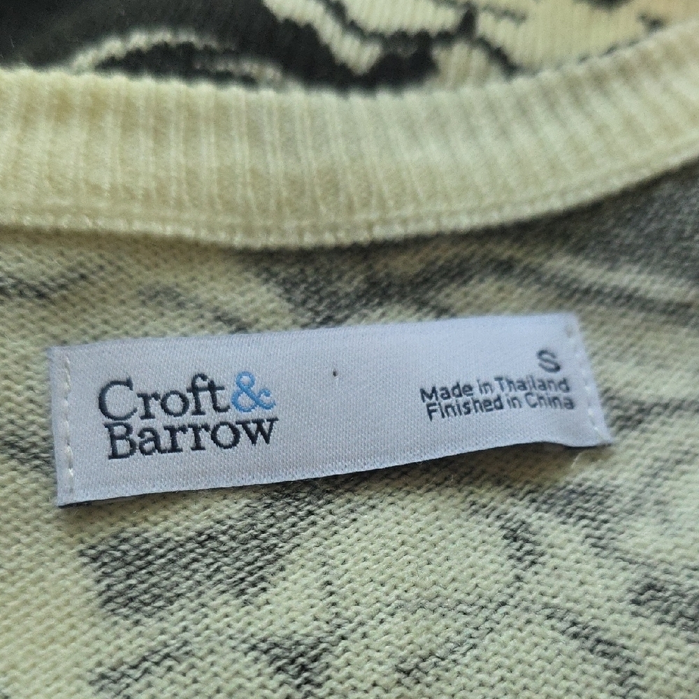 Croft & Barrow Floral Cardigan Sweater NWOT Size Small - Picture 4 of 4